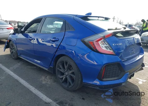 2018 Honda Civic Sport Touring from USA, damaged, VIN SHHFK7H94JU401598